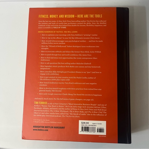Tools of Titans Book by Tim Ferriss - Picture 5 of 5